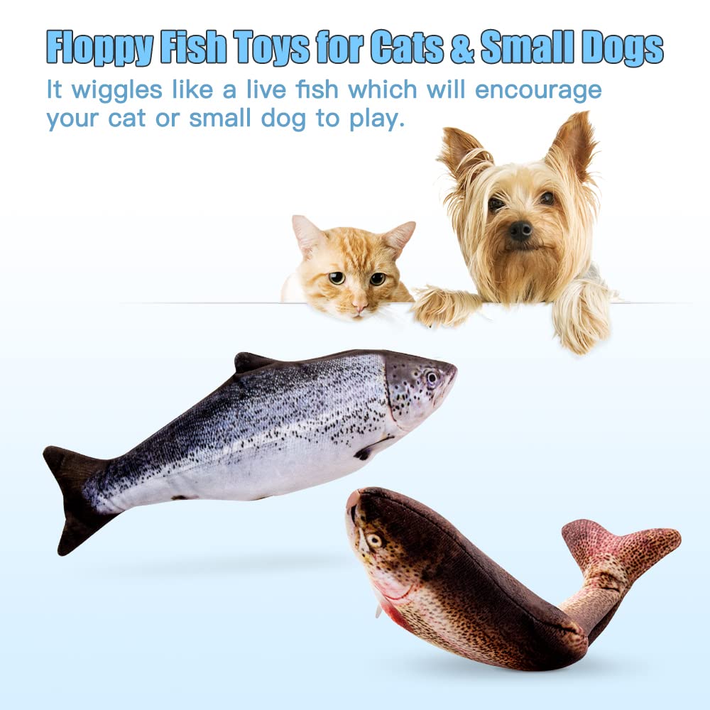TOOGE USB-chargeable wiggle fish for cats with easy cleaning via detachable motor.