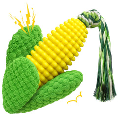 TOOPTATE dog corn chew toy close-up, durable for medium to large dogs’ chewing sessions