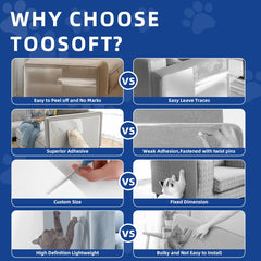 TOOSOFt flexible vinyl shield protects various surfaces with durable coverage.