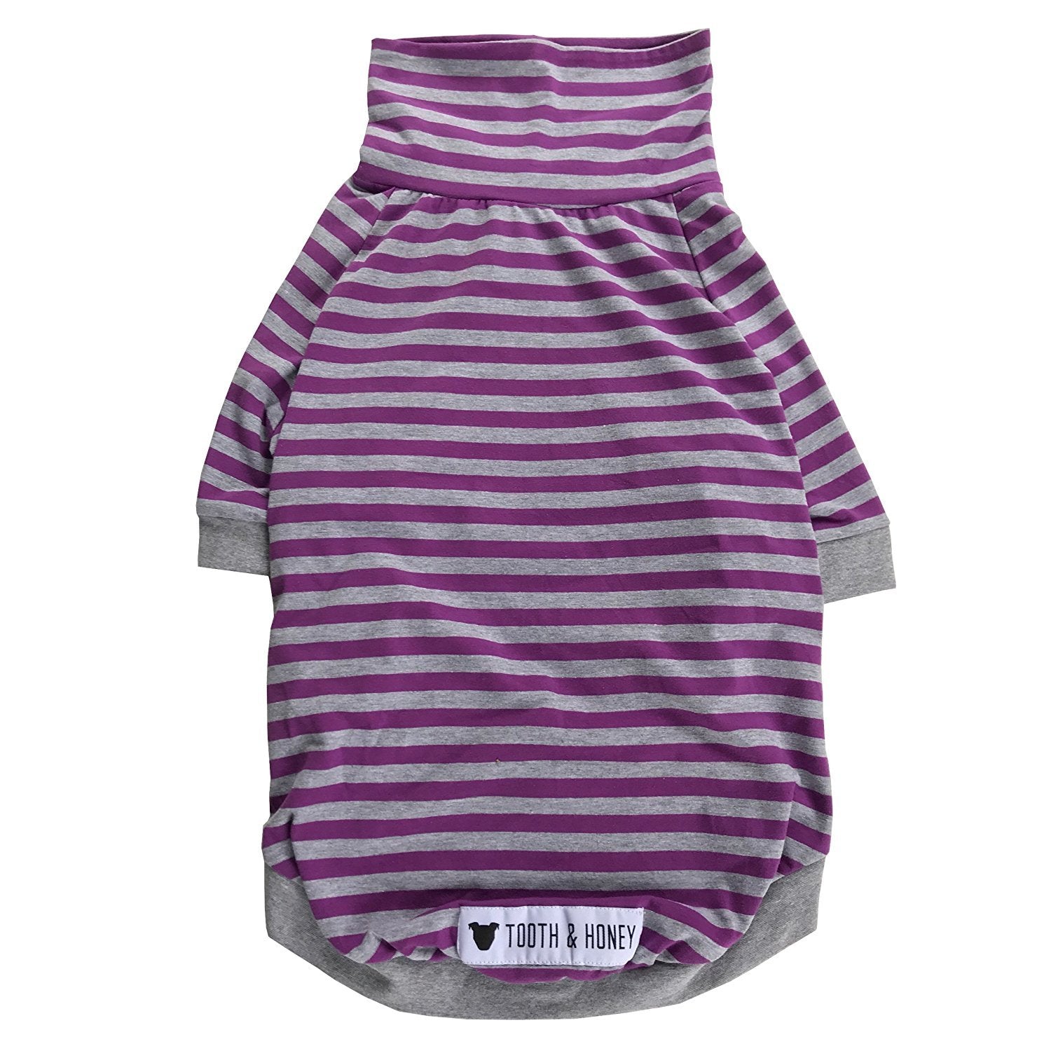 Tooth and Honey big dog stripe pullover full belly coverage for warmth