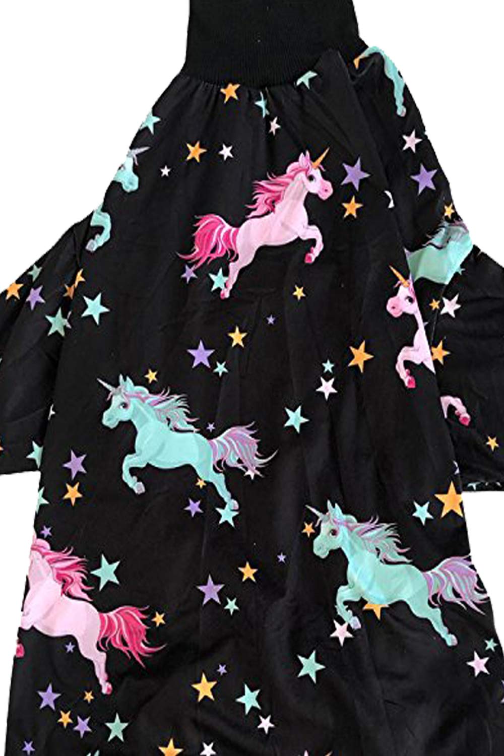 Tooth & Honey Pit Bull Unicorn Pajamas resting dog scene suggests comforting sleepwear.