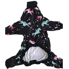 Tooth & Honey Pit Bull Unicorn Pajamas soft fabric texture indicating comfortable nightwear.