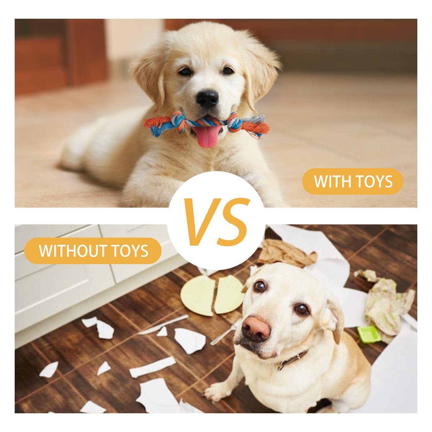 Toozey puppy chew toys; supports calm chewing and gum soothing during play.