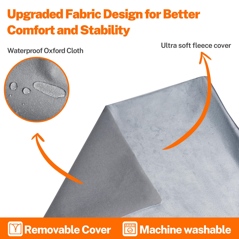 Toozey outdoor pet heating pad waterproof-inner-pad highlights splash-proof comfort.