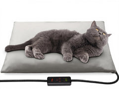 Toozey small pet heating pad top view showing plush surface for cozy warmth