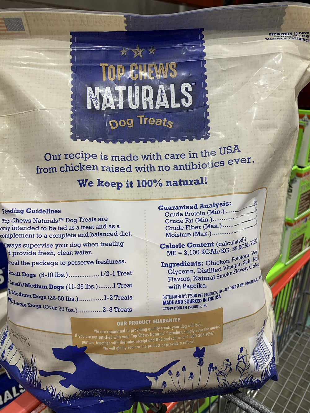 Top Chews chicken jerky 2pack dog reward—delicious daily treat.