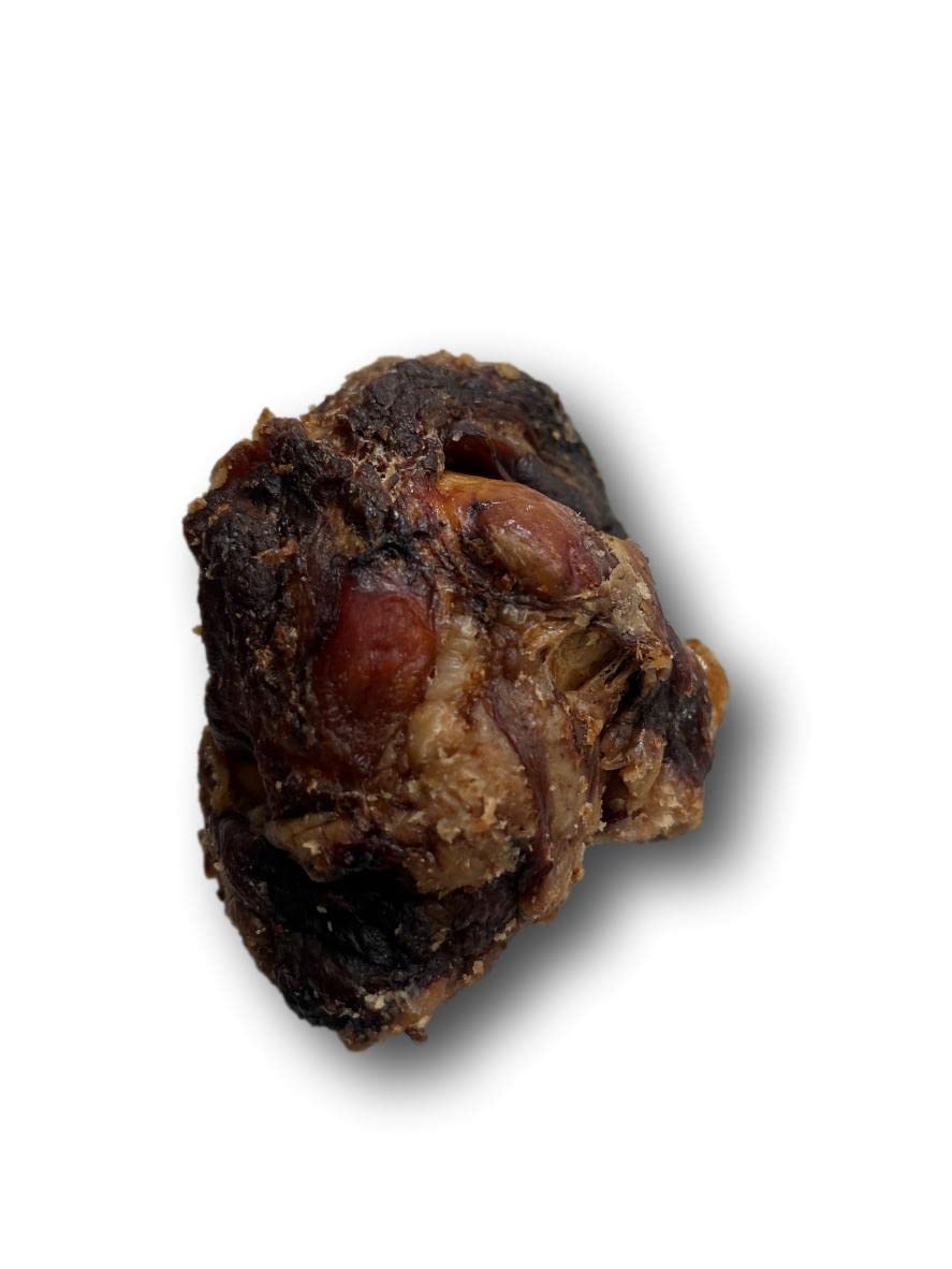 Top Dog Chews beef knee caps aggressive chewers in action.