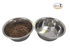 Top Dog Chews dishwasher-safe stainless bowls that resist rust and clean easily.