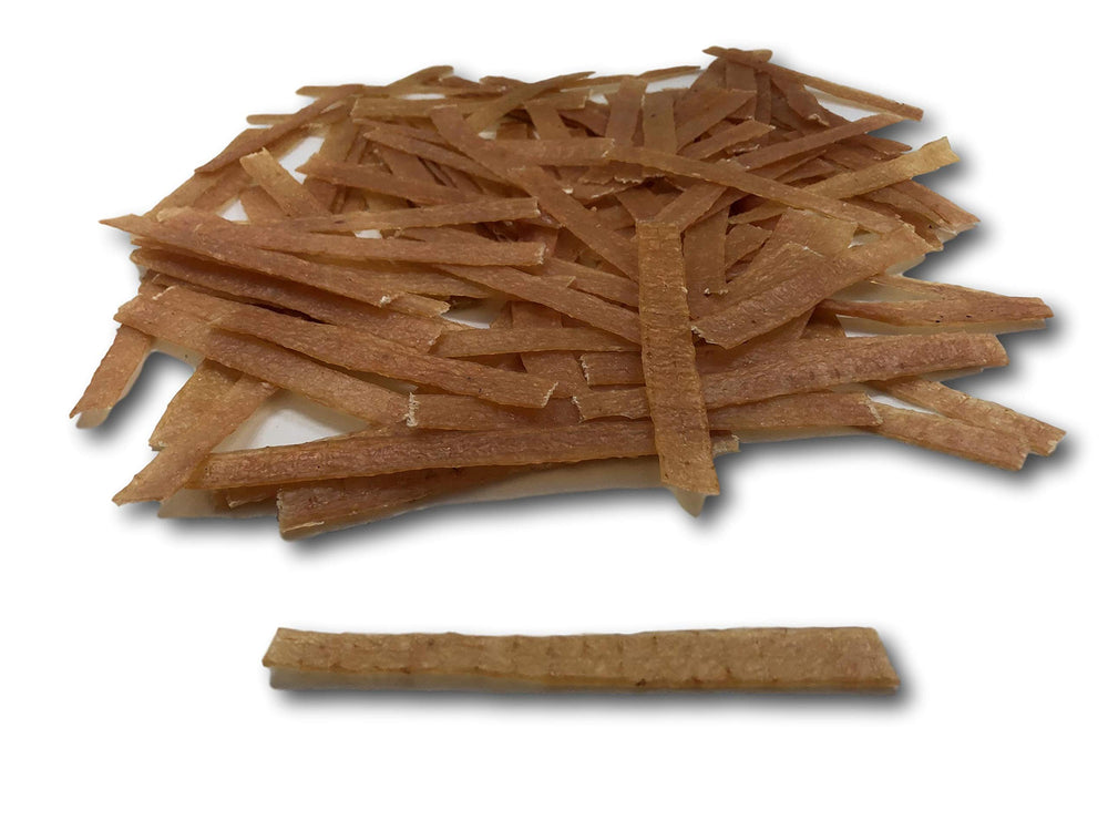 Top Dog Chews flat turkey tendons treat bowl — ideal snack during playtime or training.