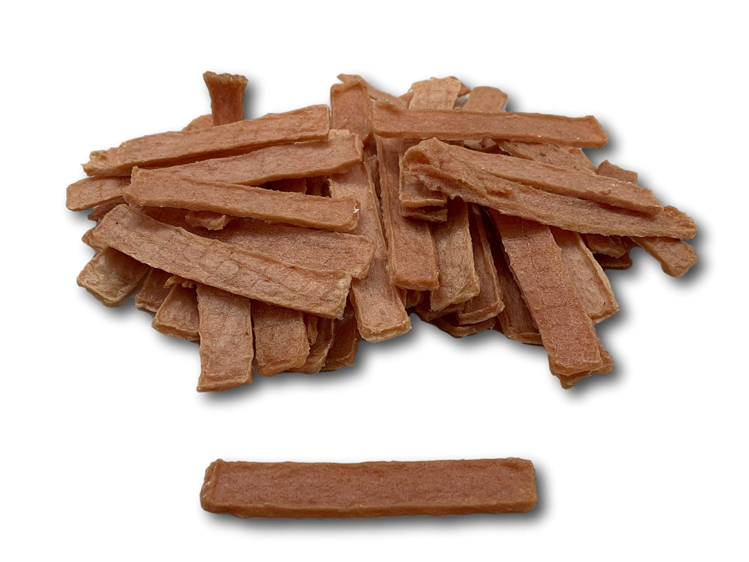 top dog chews flat turkey tendons usa-made image emphasizes single-ingredient protein snack