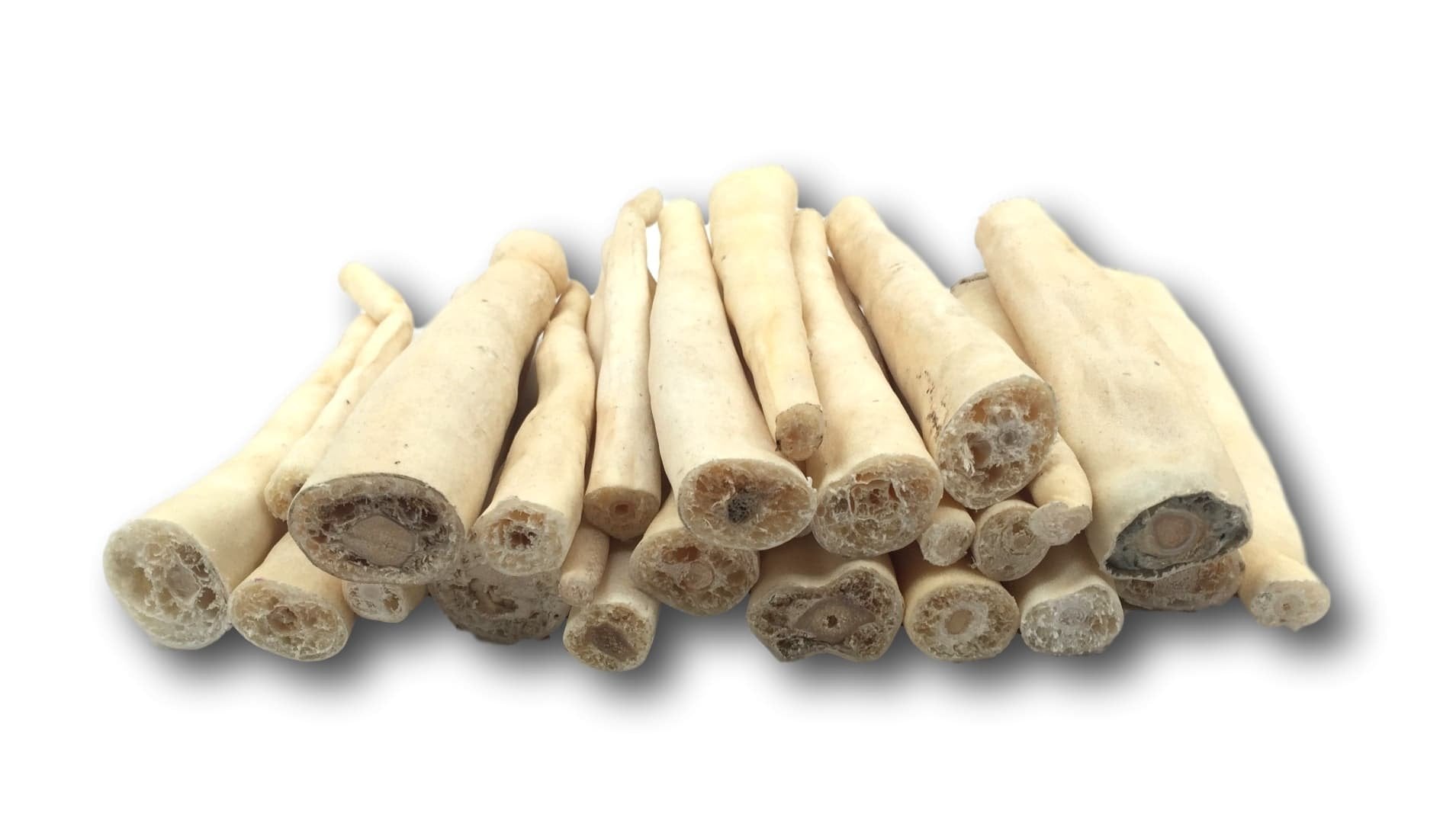 Top Dog Chews low-fat natural composition closeup signals light, digestible chewing.
