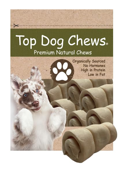 Top Dog Chews mini-cheek-rolls pack shot for long-lasting chew