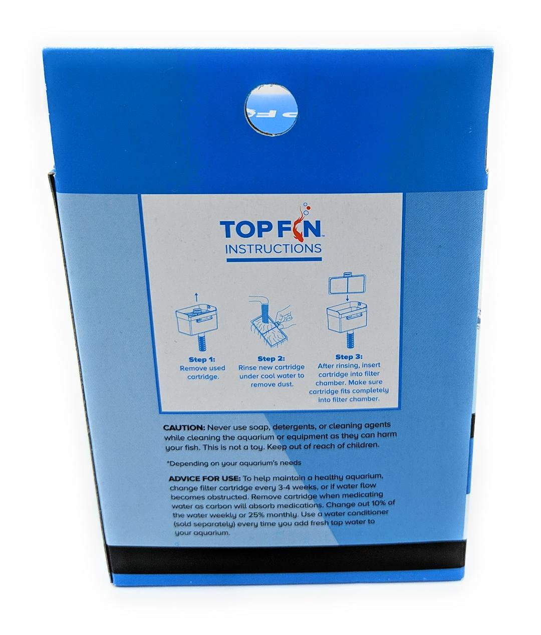 Top Fin EF-S element filter cartridges six-pack supports convenient replacement and ongoing filtration.