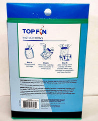 Top Fin Silenstream PF-L cartridge refill 6-count pack for easy maintenance and odor control.
