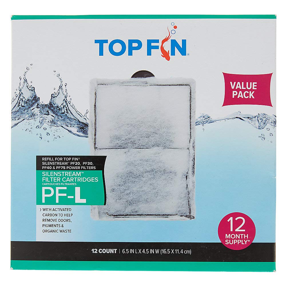 Top Fin Silenstream PF-L cartridges packaging for a long-lasting refill