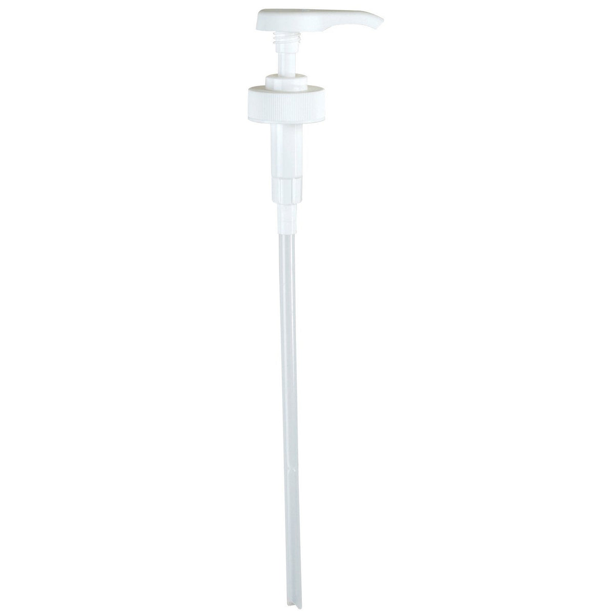 Top Performance gallon pump attached to a gallon bottle for controlled dispensing of pet shampoo.
