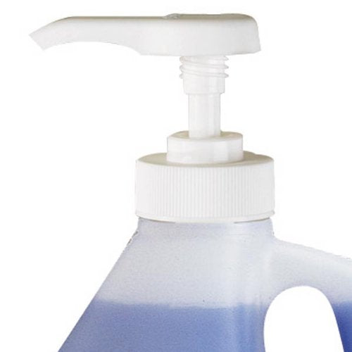 Top Performance plastic gallon pump in white for easy-clean grooming workflows.