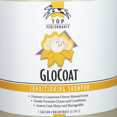 Top Performance GloCoat foamy lather, coats feel soft and static-free