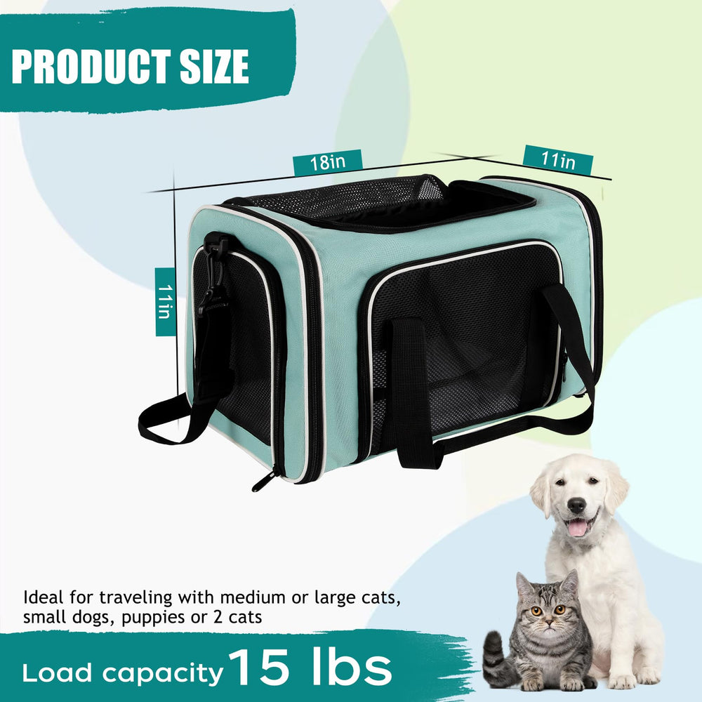 Top Tasta carrier side view showing four breathable mesh windows for ventilation