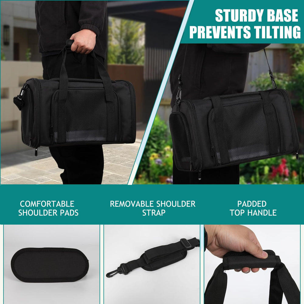 Top tasta soft side carrier is lightweight and portable
