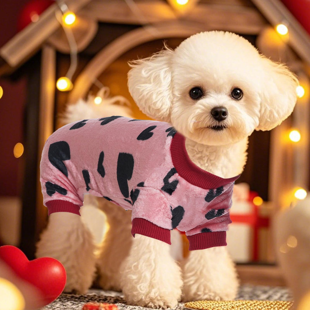 Topbuti Heart pajamas with elastic ribbed edges ready for easy on/off