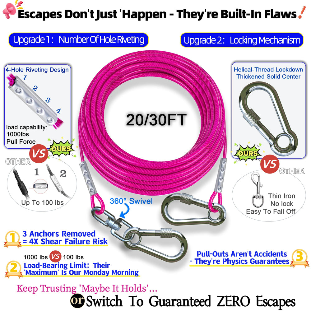 TOPKNOT 360 swivel stake base prevents tangles during play