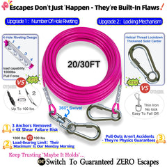 TOPKNOT 360 swivel stake base prevents tangles during play