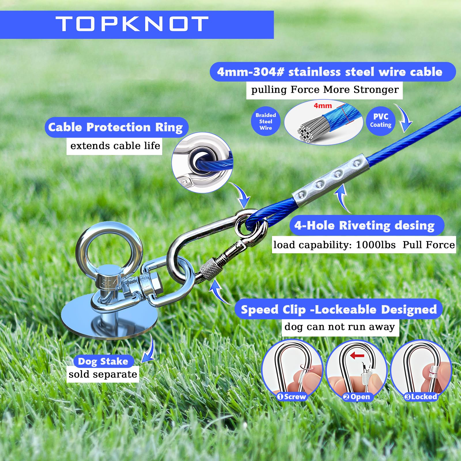 TOPKNOT camping dog accessory ideal for outdoor trips