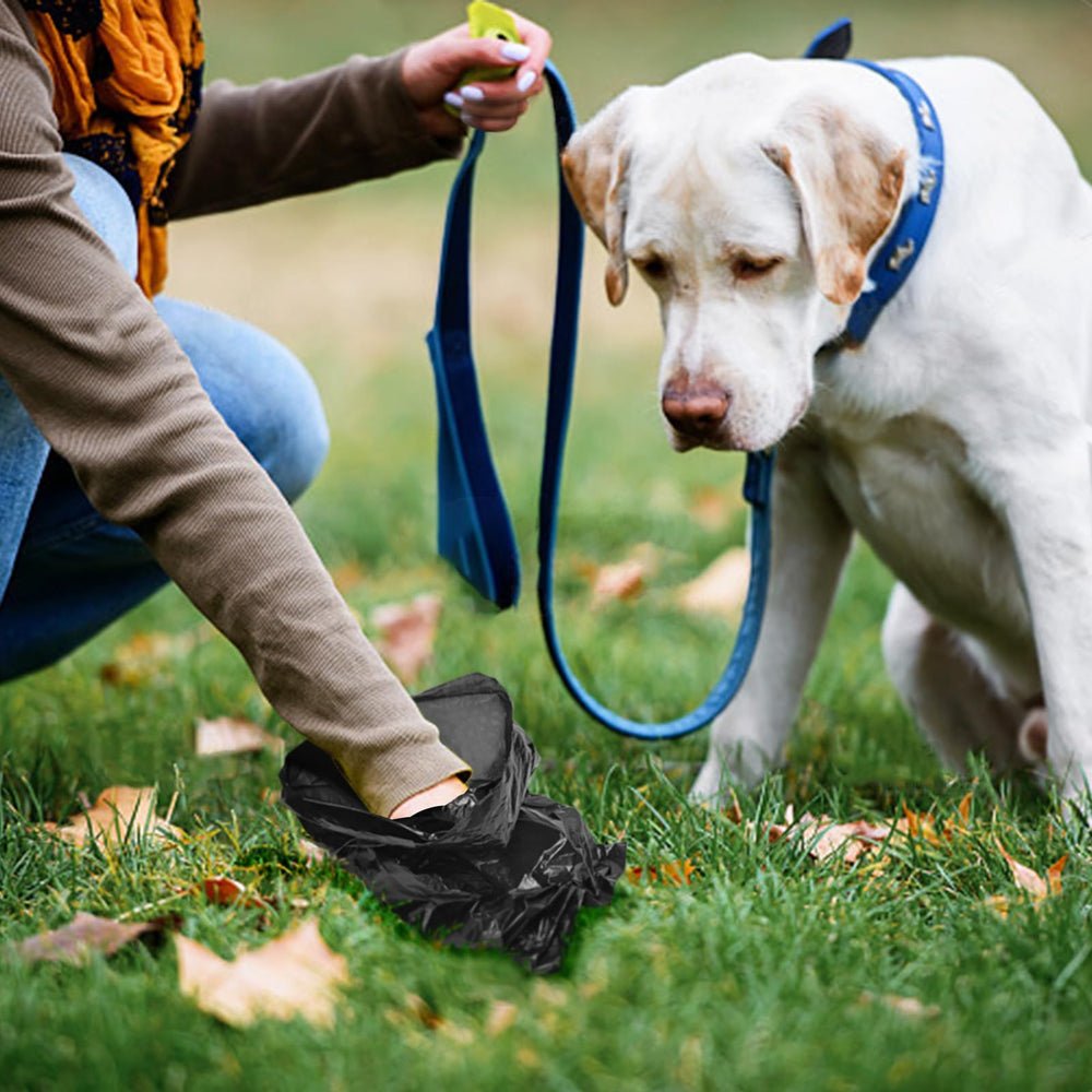 Toplive black poop bags keep outdoor cleanup discreet
