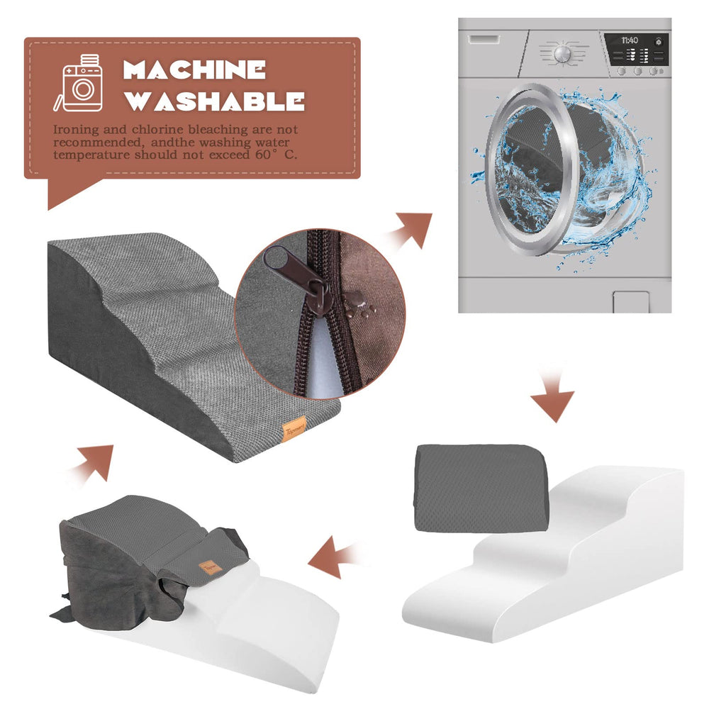 Topmart removable cover is machine-washable for easy cleaning between uses