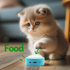 Topodome talking buttons compact design enables easy activation for small to medium pets.