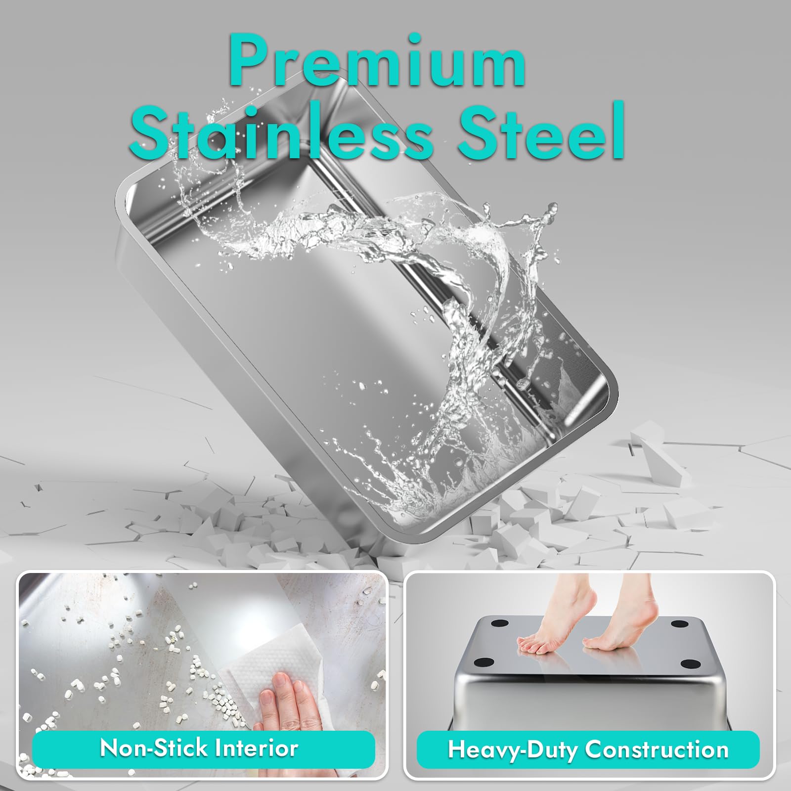 TopOpen anti-slip pads secure placement and protect floors in busy homes.