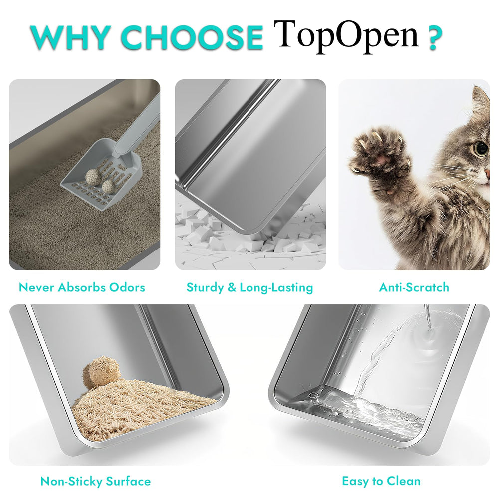 TopOpen compact space-saving design fits tight corners with ample interior space.