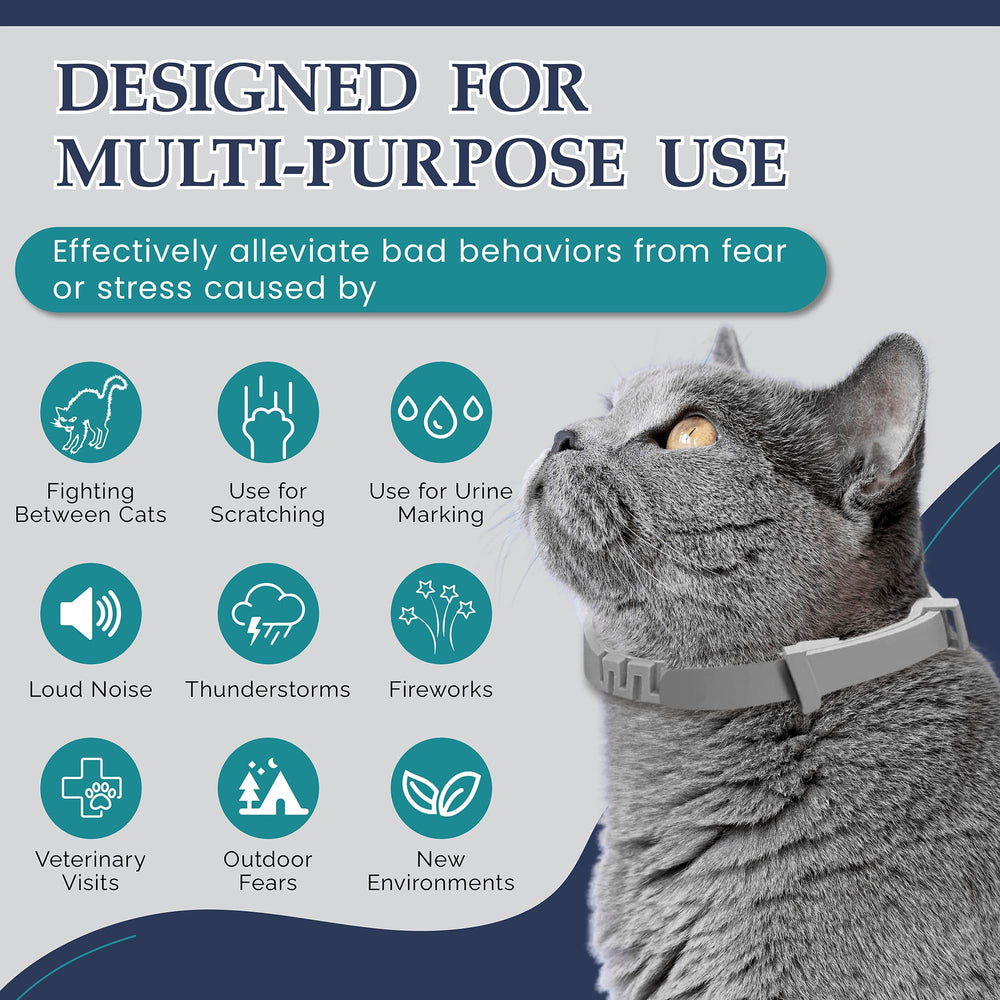 TopSum calming collar adjustable band closeup highlights flexible, comfortable fit.