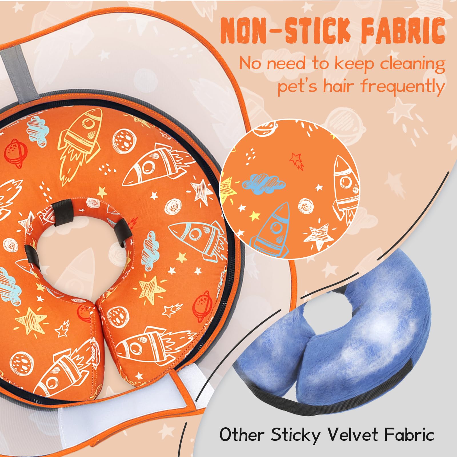 Toptakeit non-stick fabric emphasizes easy cleaning and hygiene