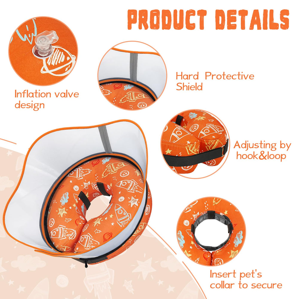 Toptakeit secure fit with interior collar attachment for active pets