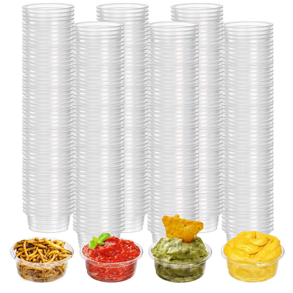 TOPZEA gecko cups 500-pack packaged for easy daily feeding and quick replacement