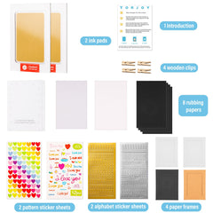 TORJOY imprint cards and frames layout for display-ready keepsakes.