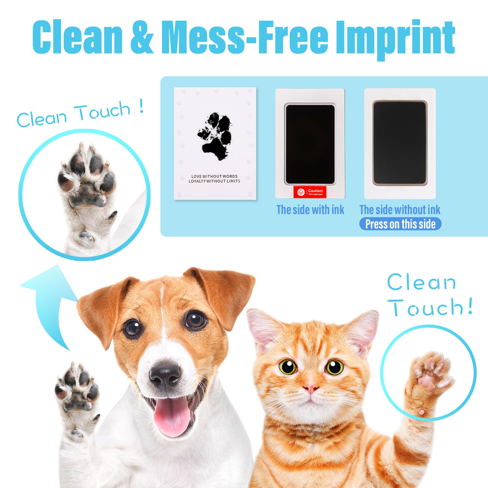 TORJOY small-pet print close-up capturing delicate paw details safely.
