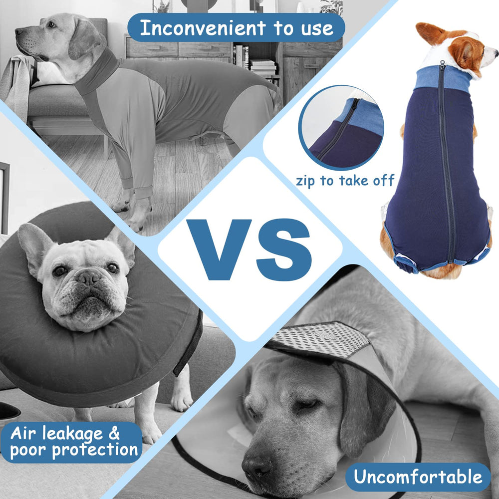 TORJOY warm-comfort post-op suit helps keep pets cozy during healing.