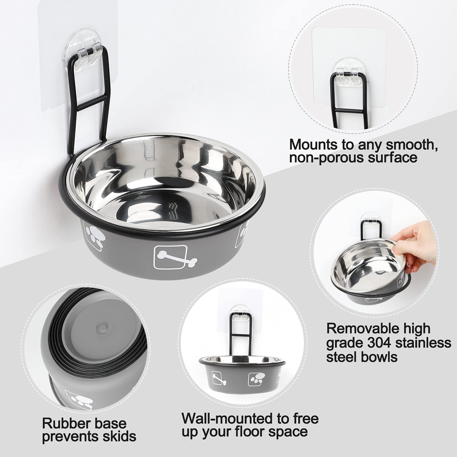 Torlam elevated bowls cat dining height ideal elevated feeding for cats