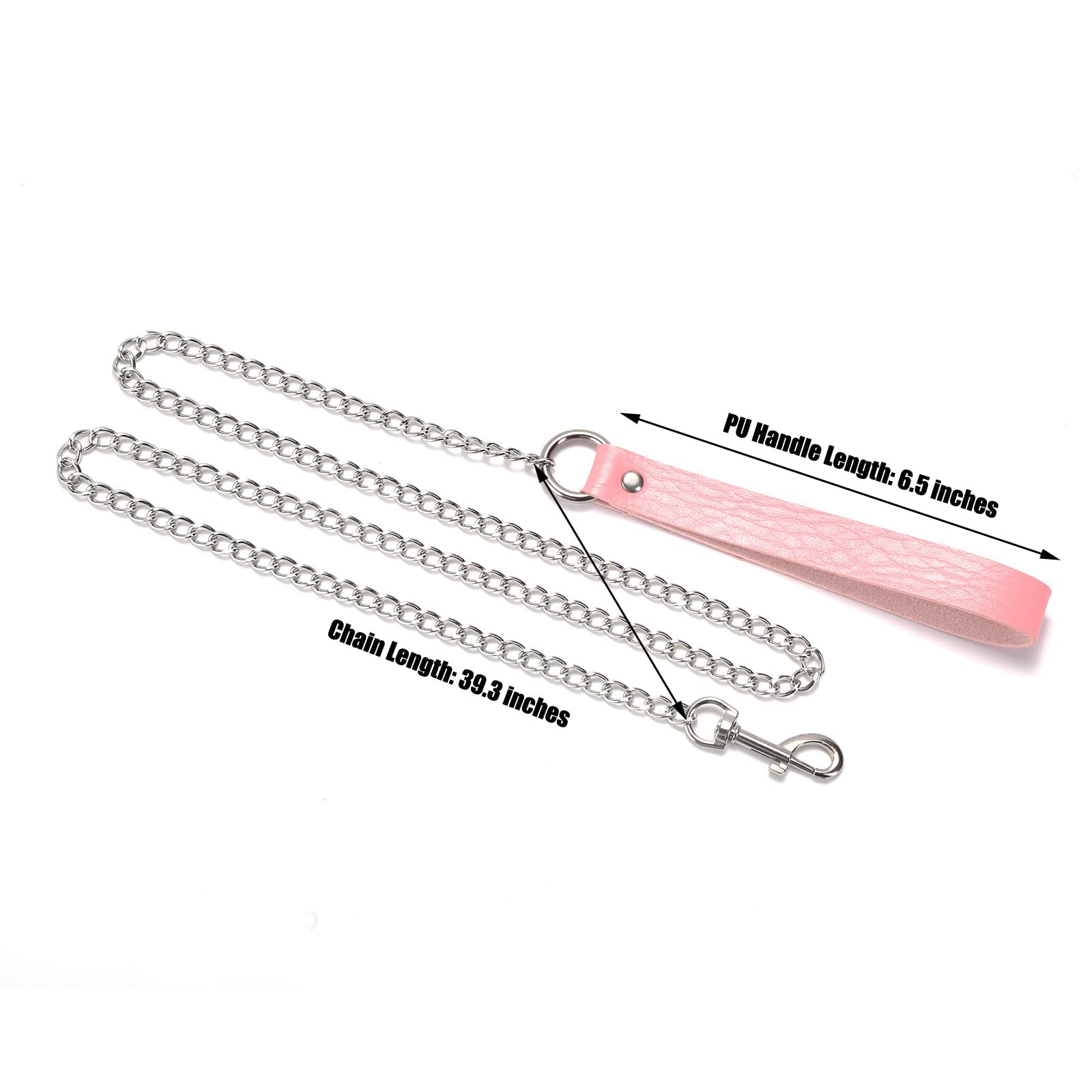 Tosmifairy Metal Chain Leash image highlights a long, versatile accessory for safe, supervised outdoor fun.