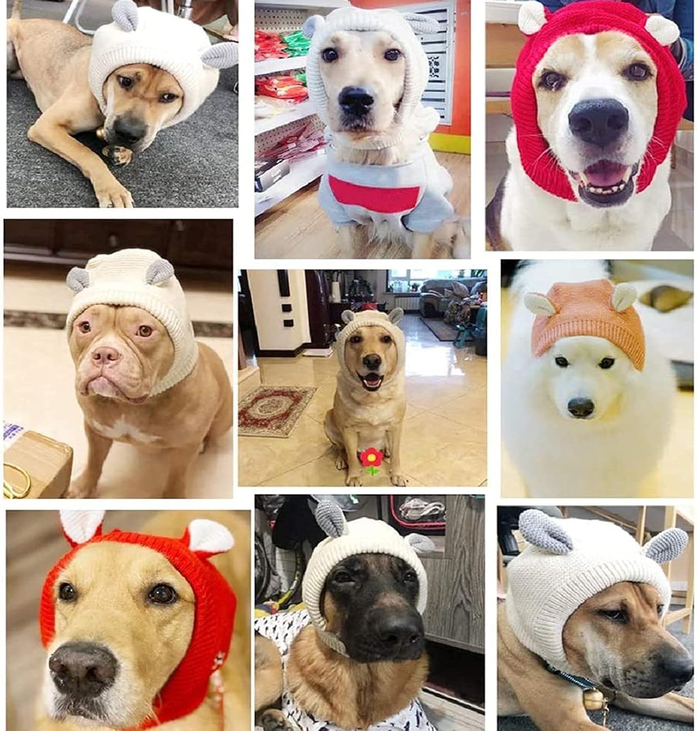 Tosuua Quiet Ears dog ear muffs gray aid calm grooming and brushing sessions