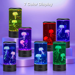 TOUBIK Jellyfish Lamp shows color-changing options for mood setting.