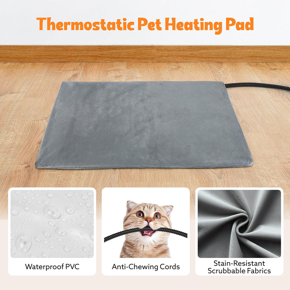 Tovve cat house temperature control offers customizable warmth for comfort.