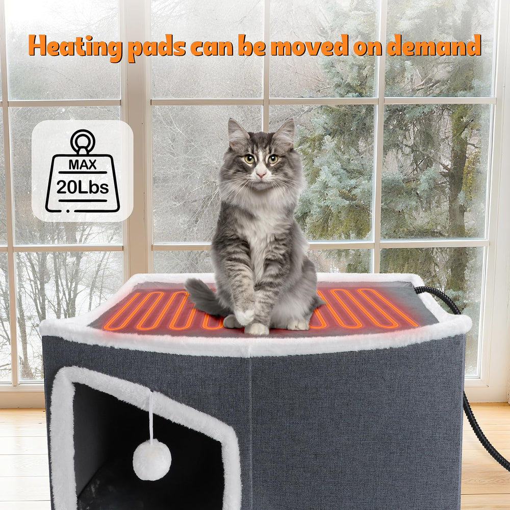 Tovve Fluffy ball hanging adds interactive entertainment during rest