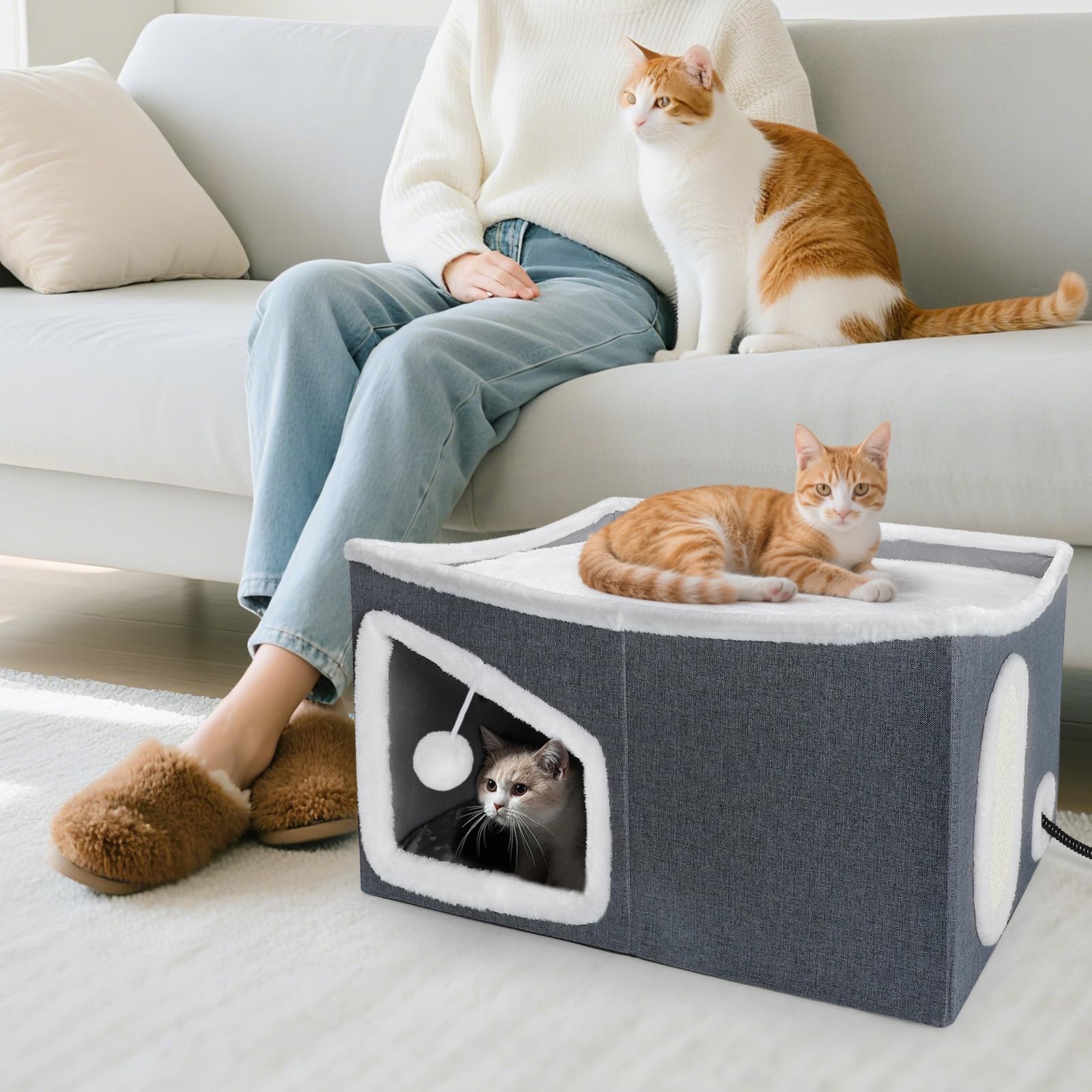 Tovve Foldable hideaway folds compactly for easy storage