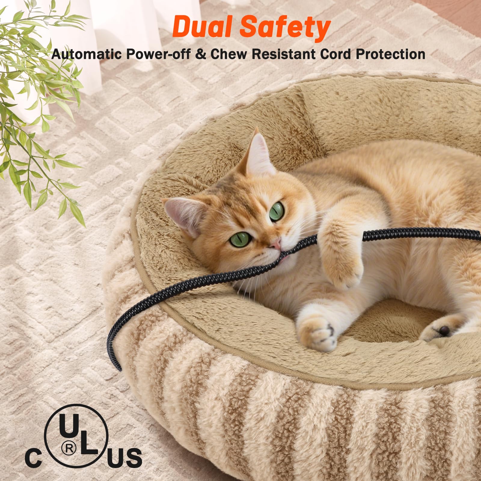 Tovve heated cat bed temperature controller panel for easy adjustments