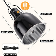 ToxiRium ceramic lamp cap supports bulbs up to 100W