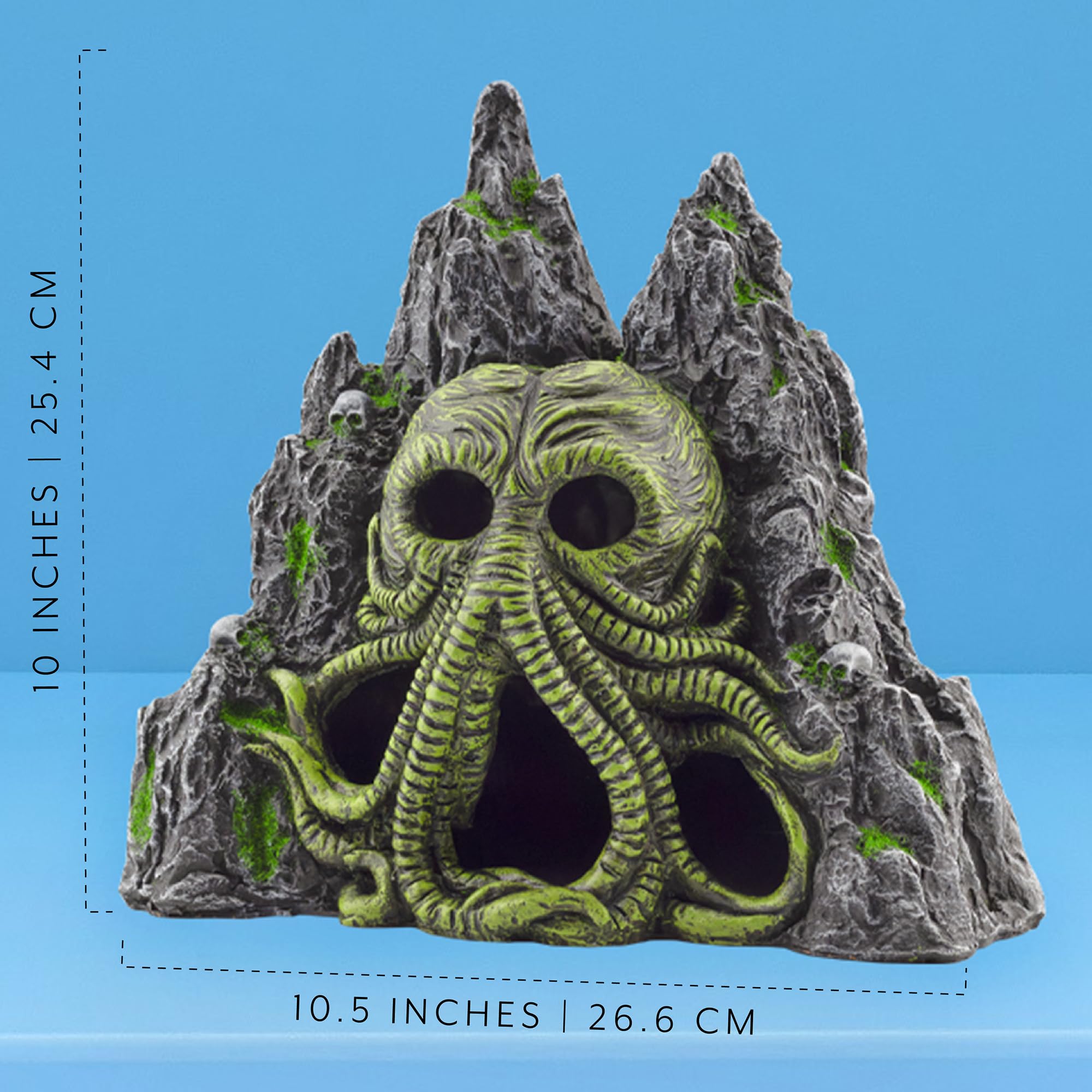 Toy Vault Cthulhu reptile enclosure option for dramatic cave-theme